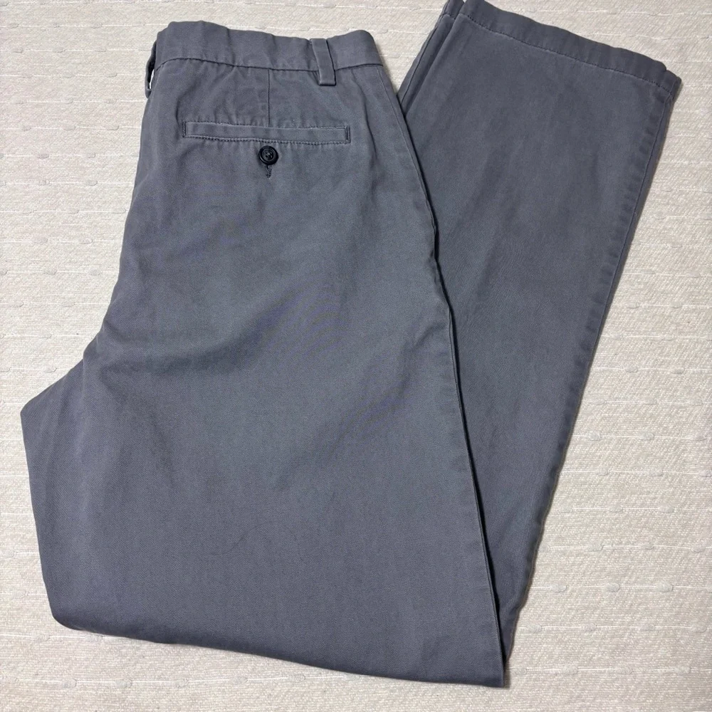 Croft&Barrow Classic‎ Fit Cotton Men's Gray Pants Size 32x34